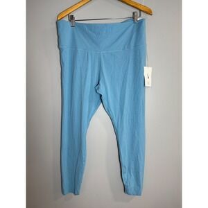 Nike Yoga Luxe High Rise 7/8 Leggings Women's Training‎ Blue XXL CJ3801-424